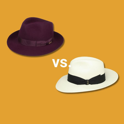 Der Unterschied zwischen einem Panama Hut und einem Fedora