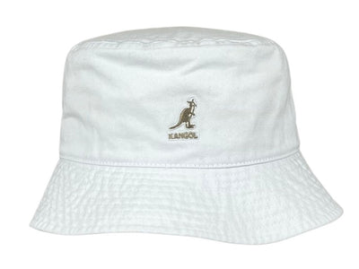 WASHED BUCKET KANGOL WHITE S