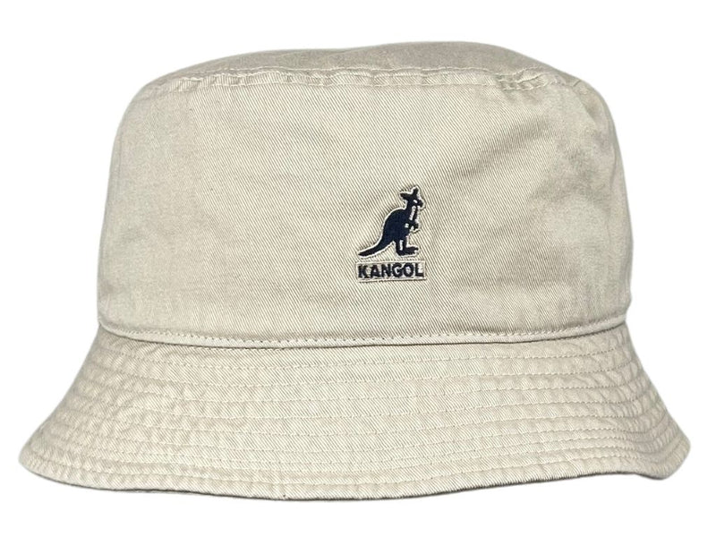 WASHED BUCKET KANGOL WHITE S