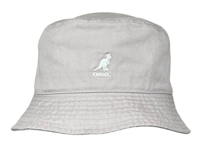 WASHED BUCKET KANGOL WHITE S