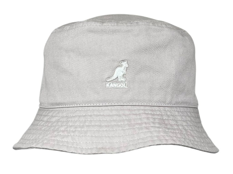 WASHED BUCKET KANGOL WHITE S