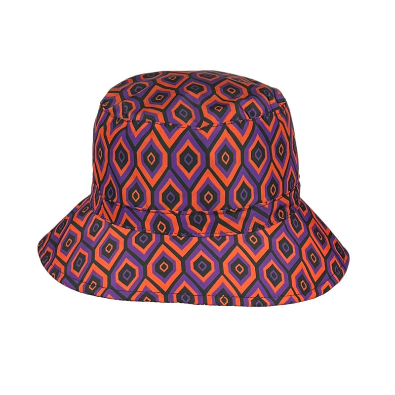 Fashion Rain Hat Retro Print