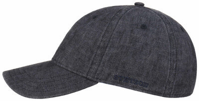 BASEBALL CAP LINEN STETSON GRAU S