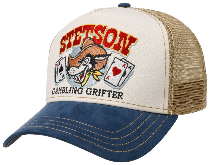 TRUCKER CAP GAMBLING GRIF STETSON NAVY