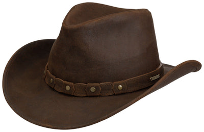 ANNVILLE WESTERN CALF SPL STETSON COGNAC S - Hut - online.at