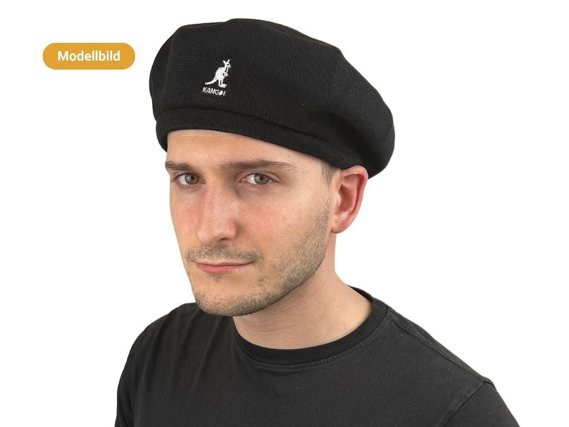 BAMBOO JAX BERET KANGOL BLACK - Hut - online.at