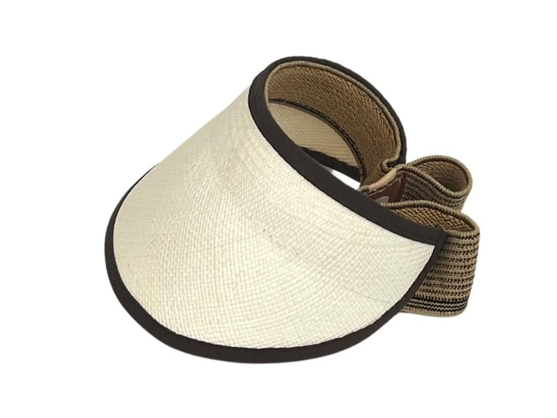 PANAMA VISOR VINTIMILLA NATUR BRAUN - Hut - online.at