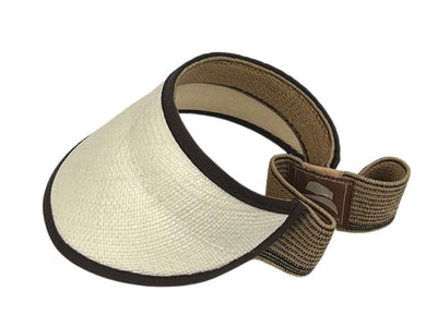 PANAMA VISOR VINTIMILLA NATUR SCHWARZ - Hut - online.at