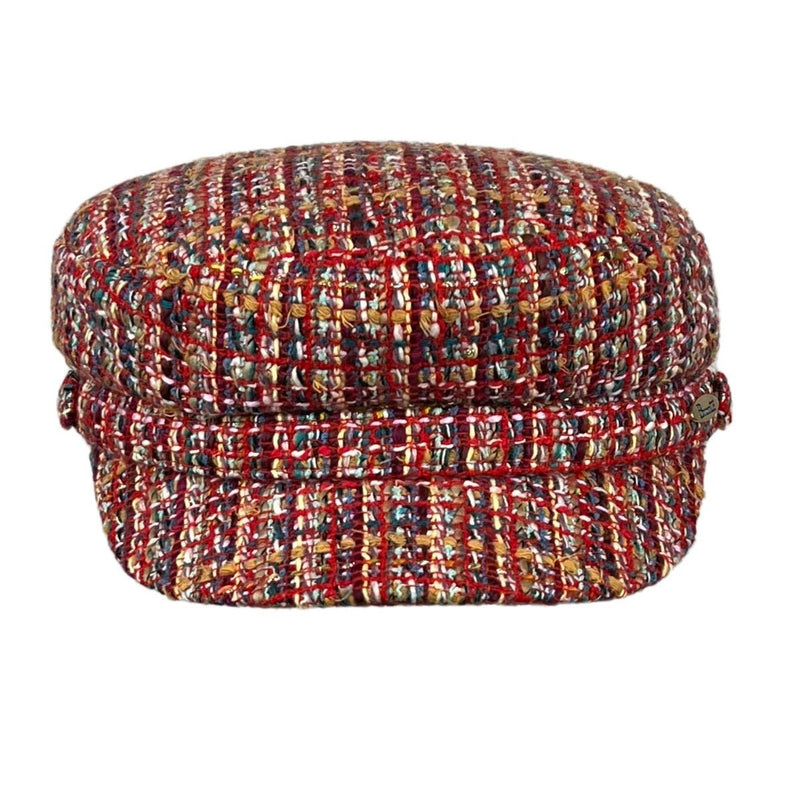 SHIPPER SAILOR CAP BRONTE RED MIX - Hut - online.at