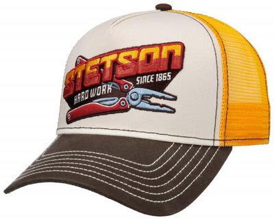 TRUCKER CAP HARD WORK STETSON ROST - Hut - online.at