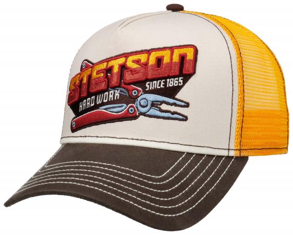 TRUCKER CAP HARD WORK STETSON ROST - Hut - online.at