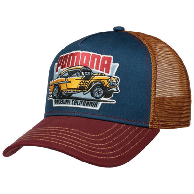 Trucker Cap Pomona Raceway JJ Hats Wine Navy - Hut - online.at