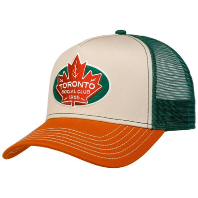 Trucker Cap Toronto Social Club JJ Hats Olive Sand - Hut - online.at